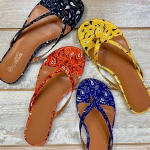 Bandana Print Sandal